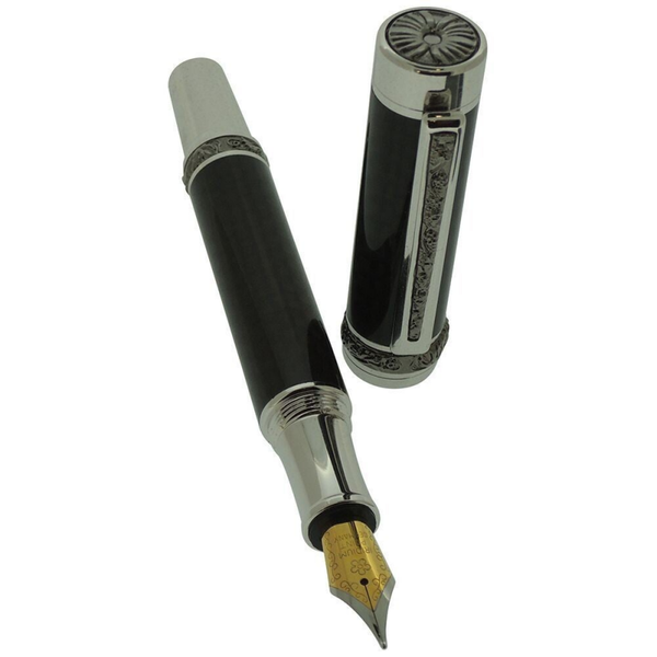 Roman Harvest vulpen kit Rhodium with Black Titanium Accents  (made in Taiwan)