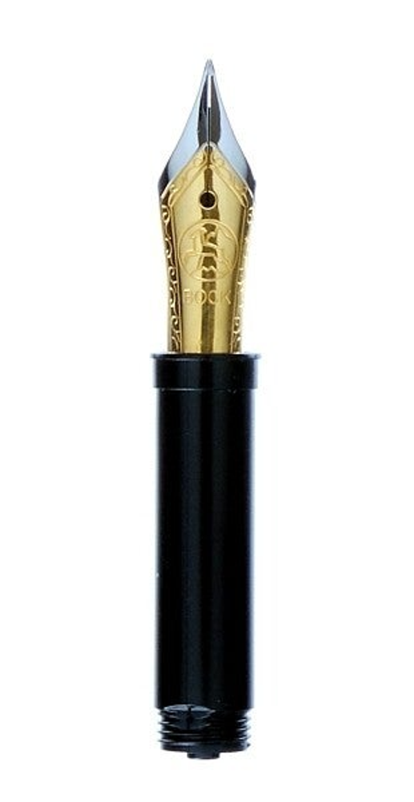 Bock fountain pen nib with kit housing  type 180 #5 bi-colour - fine