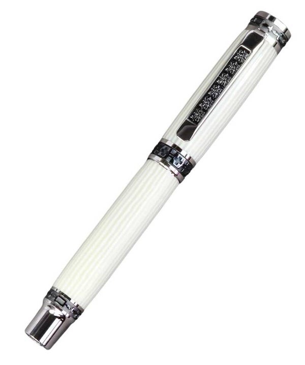Jr. Emperor Rollerball Pen Kit - Chrome & Black Ti (Dayacom)