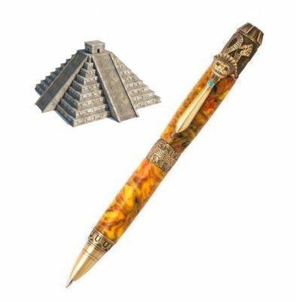 Mayan Antique Brass Twist Pen Kit (PSI)