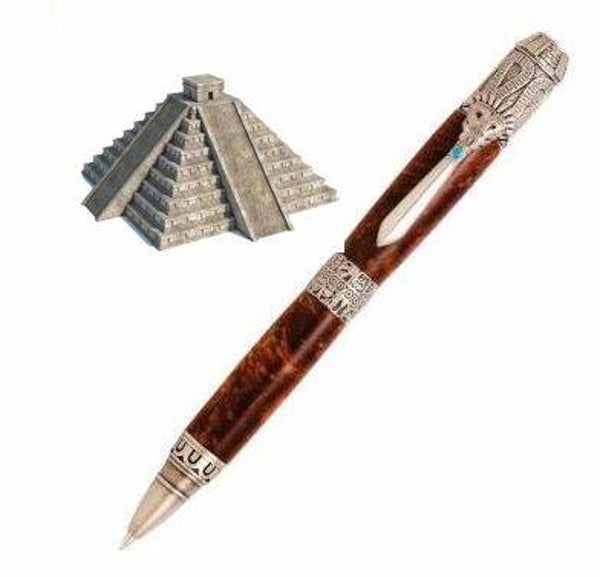 Mayan Antique Pewter Twist Pen Kit (PSI)