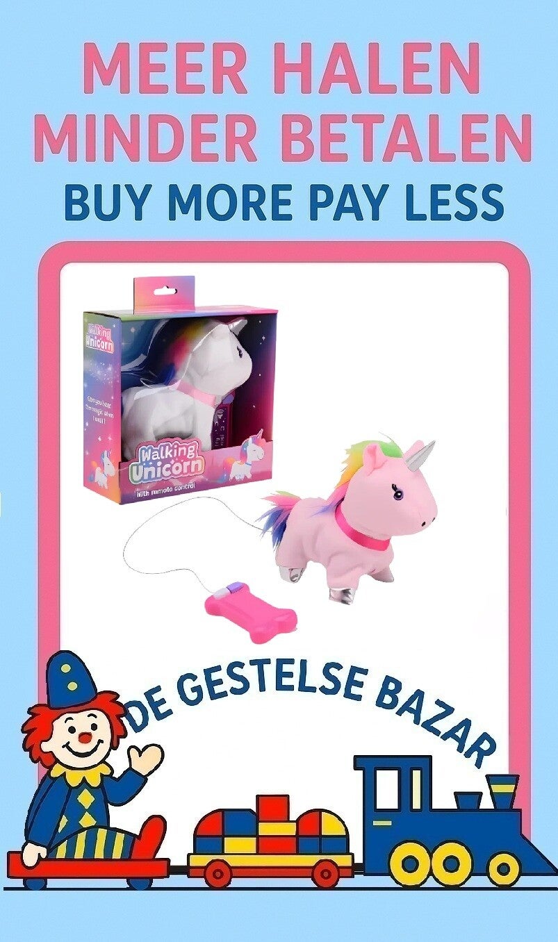 Art nr 246 Remote Controll Wandelende Unicorn 3+