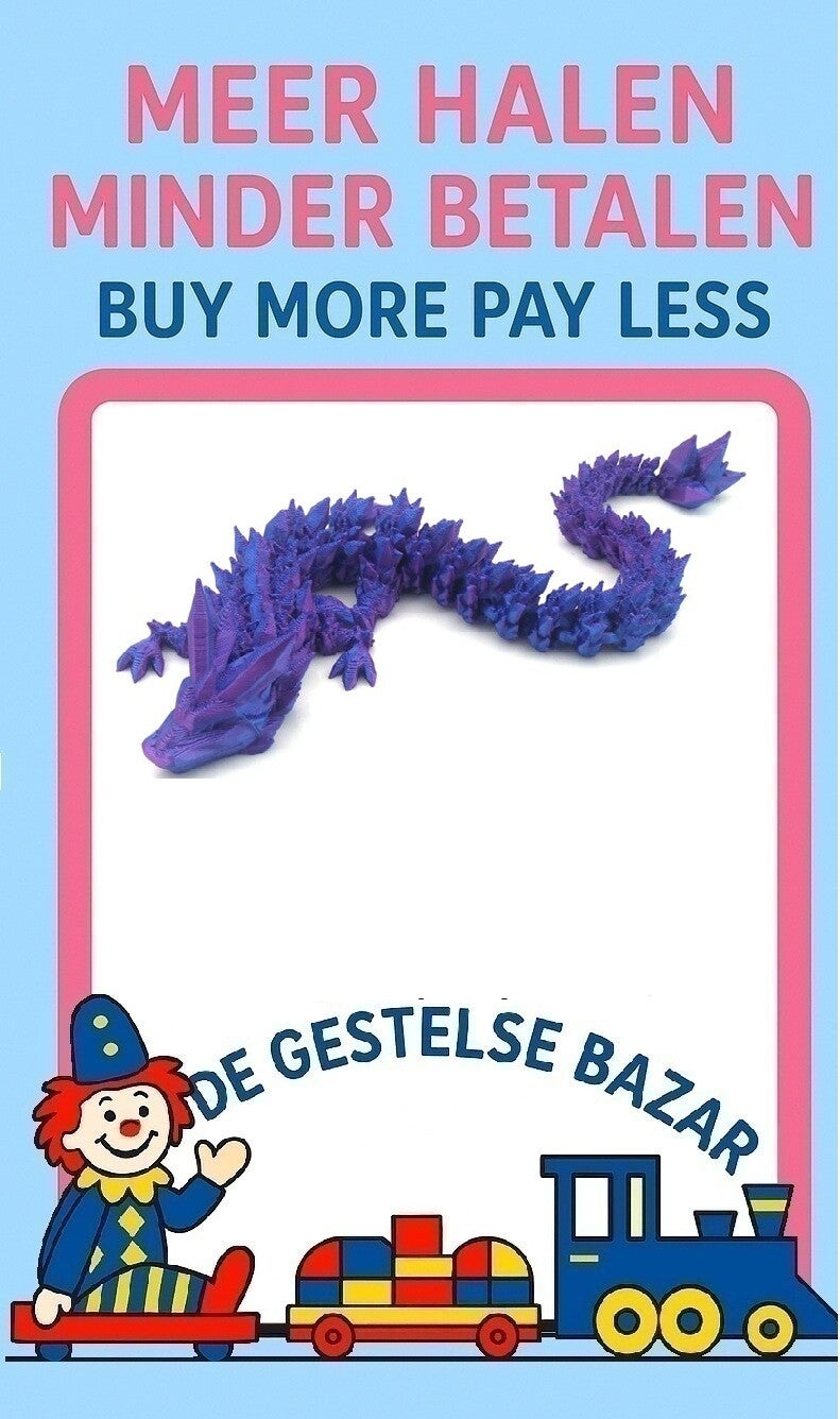 Art nr 613 Fidget Dragons circa 45 cm Assorti Color 3+