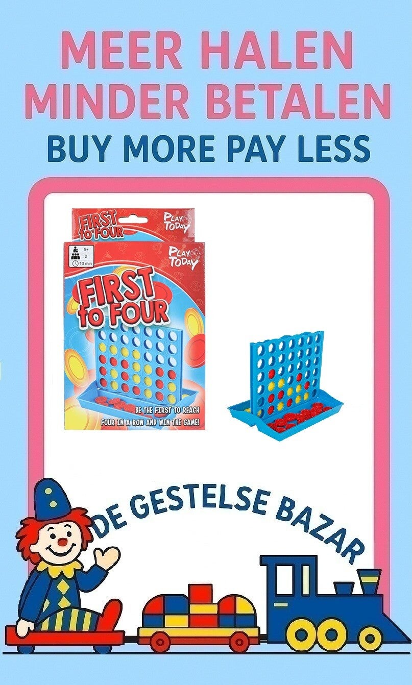art nr 006 play ToDay Game Vier op 'n Rij reisspel circa 15½ cm