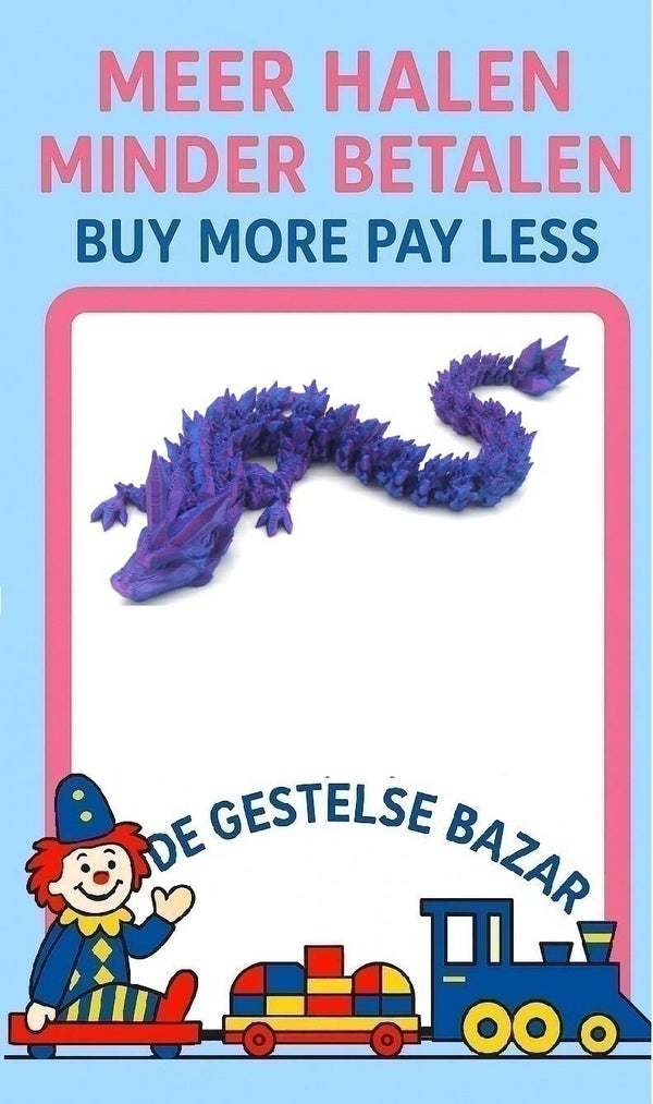 Art nr 613 Fidget Dragons circa 45 cm Assorti Color 3+