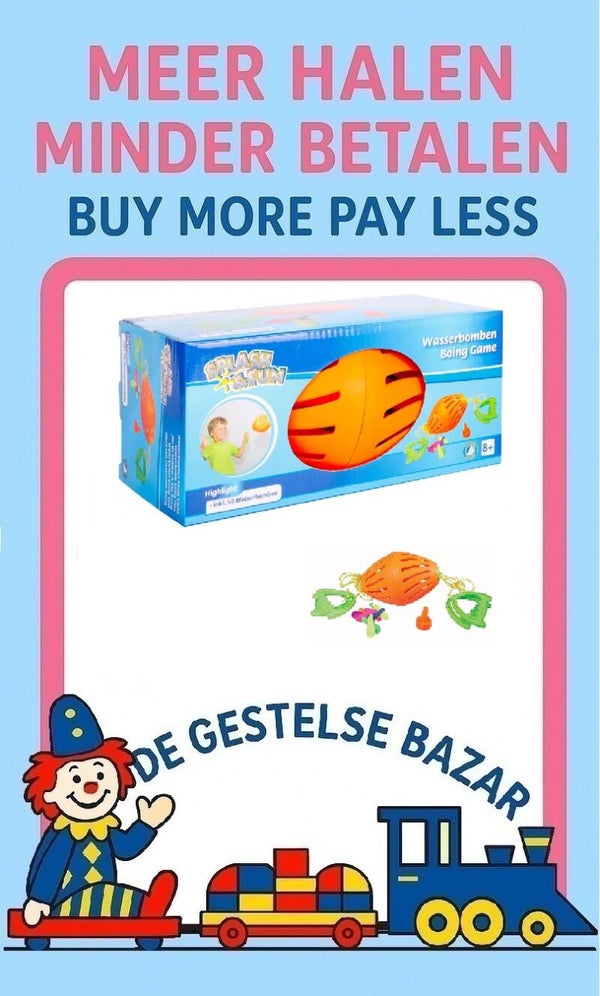 Art nr 465 splash&fun Waterballon BOING spel met Ballonnen 8+