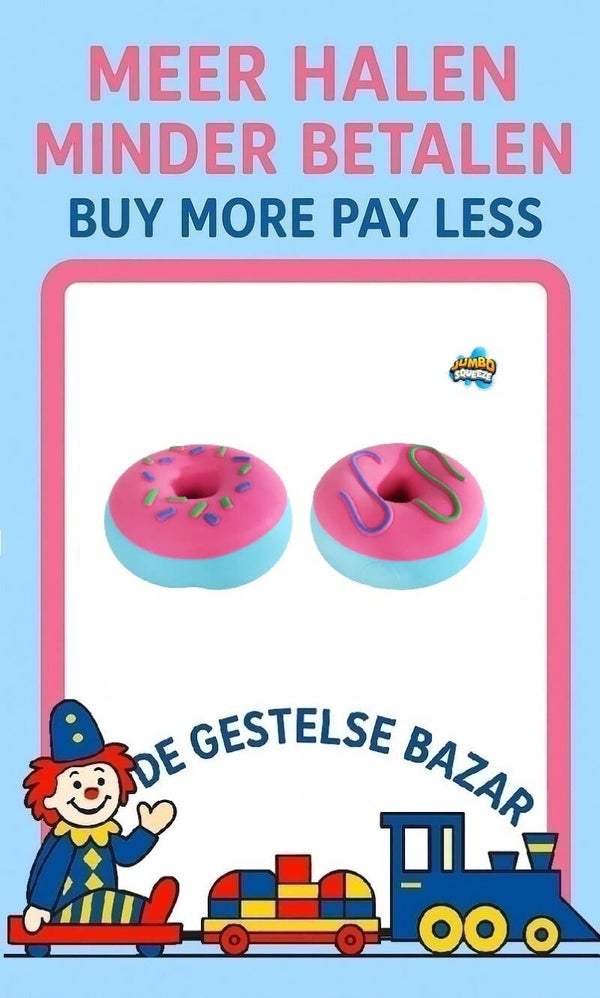 Art Nr 570 Take Away JUMBO Squeeze Donut assorti circa 16x16x7cm