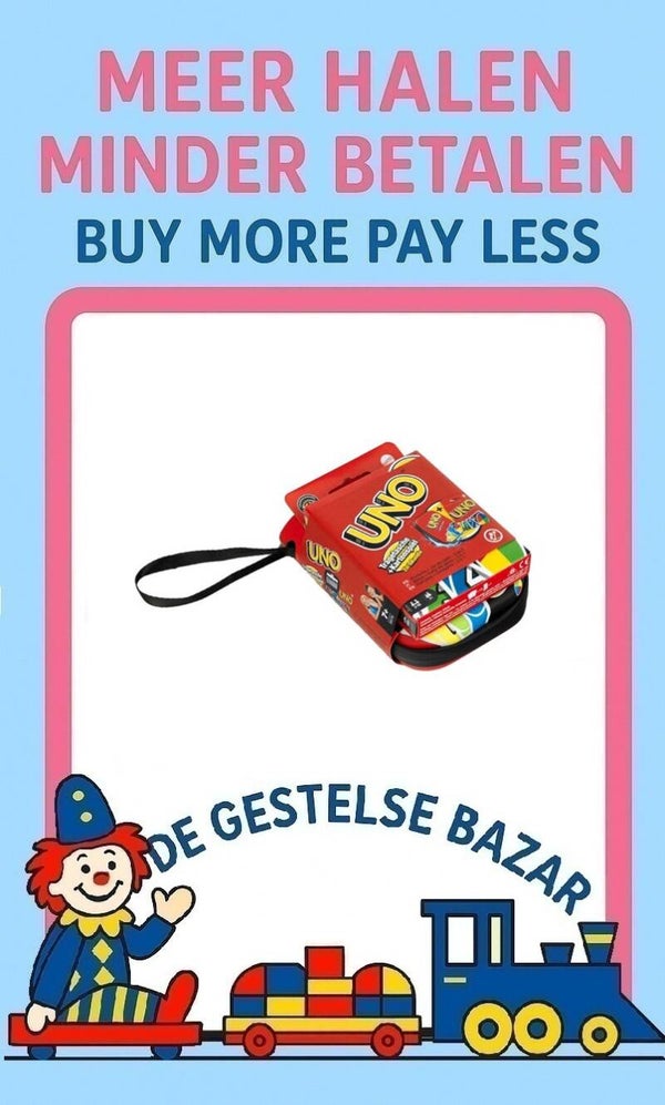 Art nr 564  UNO Kaartspel met Meeneem Tasje 7+