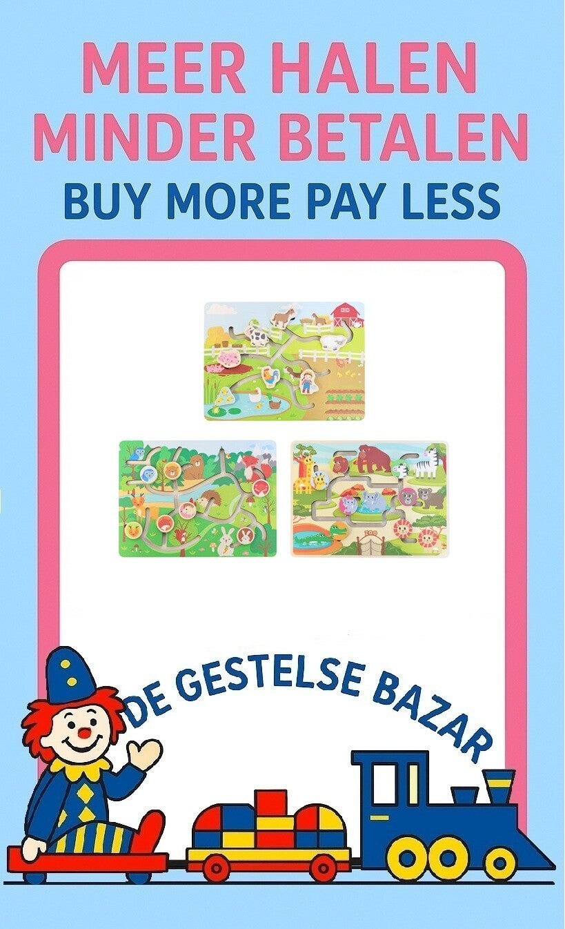 Art nr 400 Spielmaus Schuif Labyrinth assorti 12mnd+