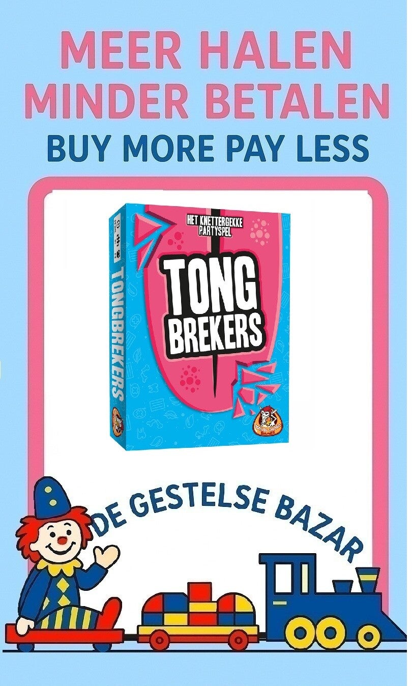 Art nr 512 White Goblin Games Tong Brekers Partyspel 9+