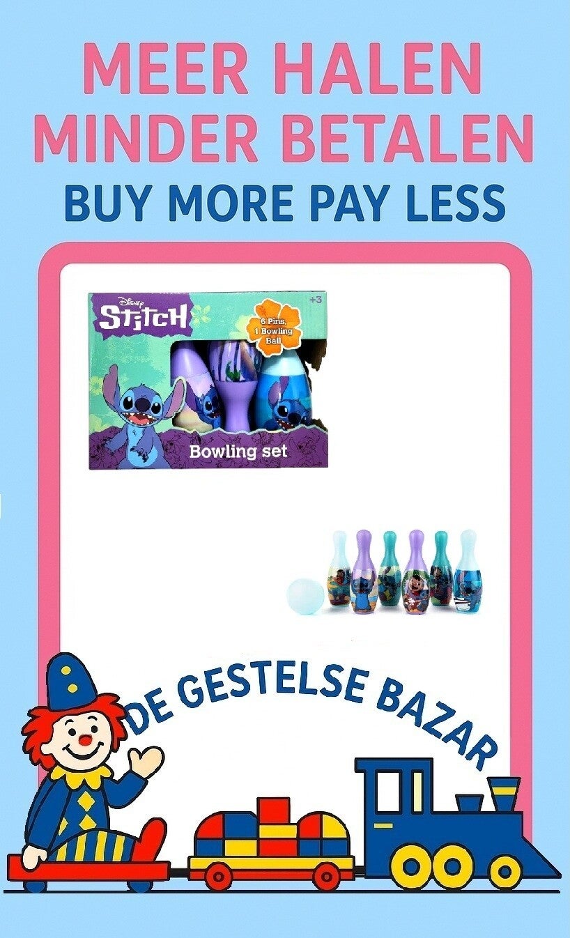 art nr 019 Disney Stitch Kegel/Bowling spel