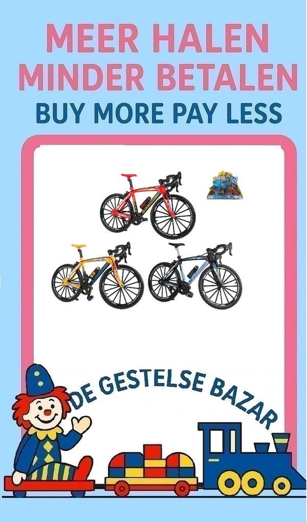 Art nr 661 Racefiets circa 19½cm assorti