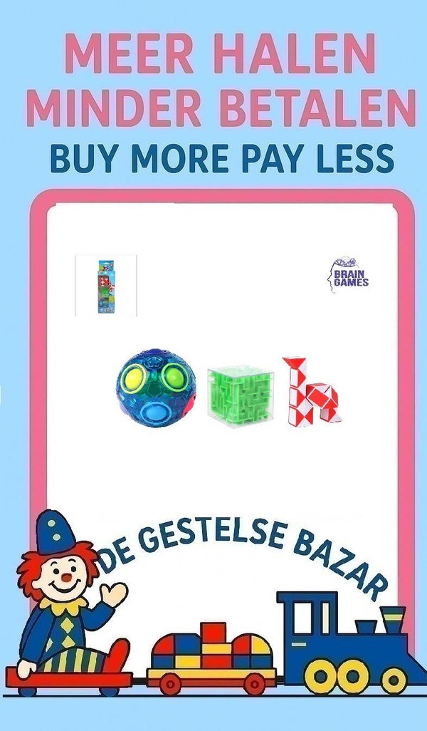 Art nr 664 Brain Games Magische Puzzel set 3dlg