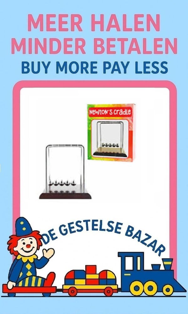 Art nr 426 Newtons Cradle Tikkende Knikkers