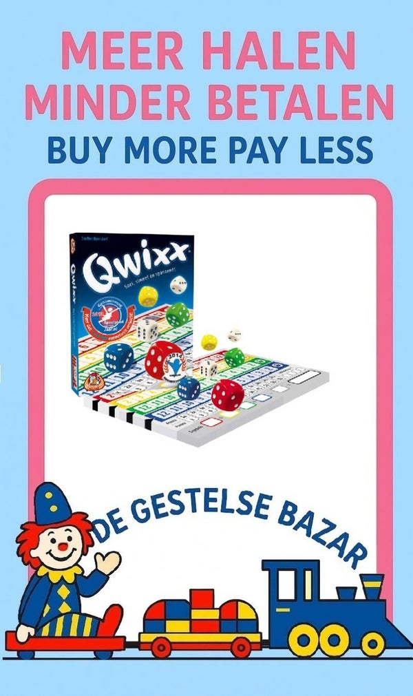 Art nr 008 white goblin QWIXX DOBBELSPEL  8+