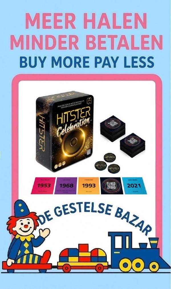 Art nr 219 Jumbo Hitster Celebration editie 16+
