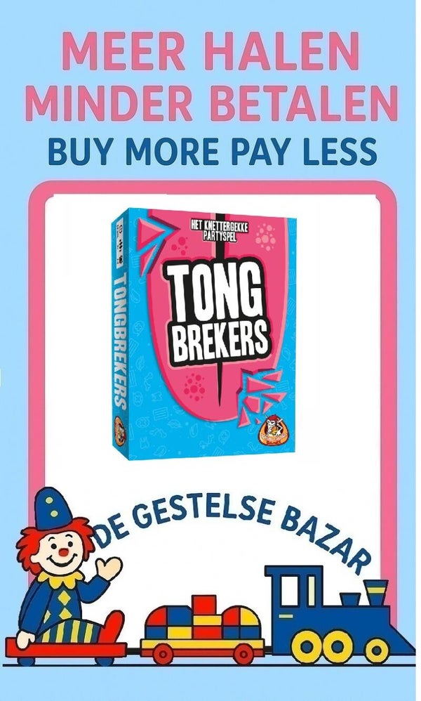 Art nr 512 White Goblin Games Tong Brekers Partyspel 9+