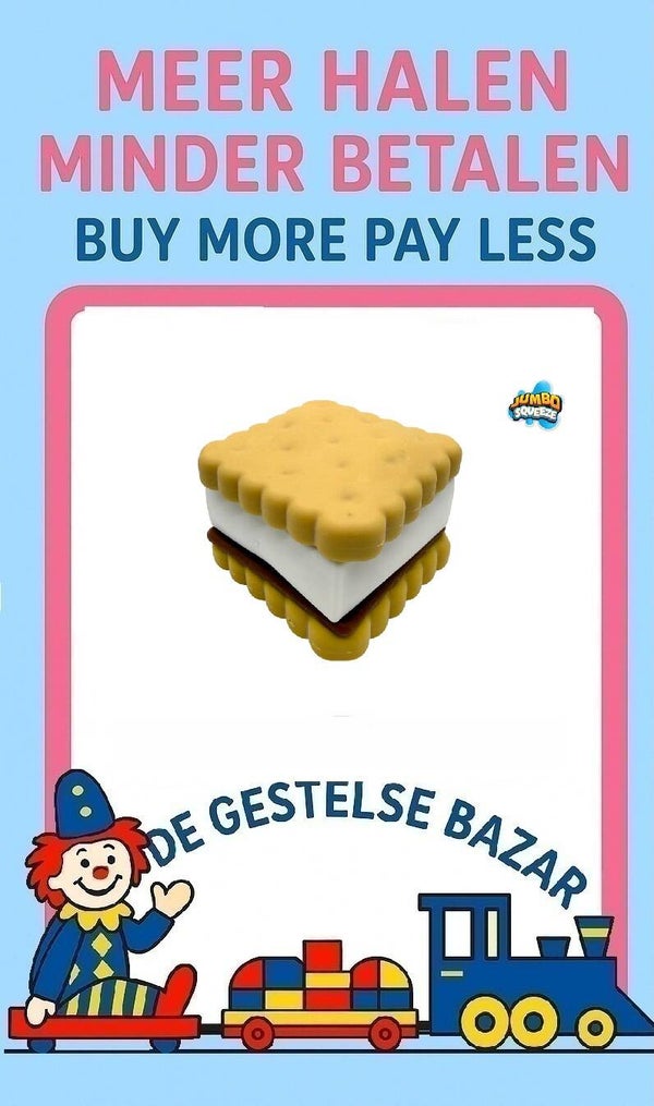 Art nr 577 JUMBO Squeeze Sandwich Cookie circa 10cm