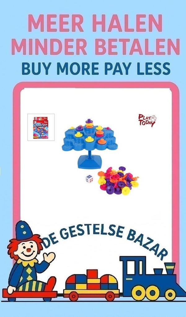 Art Nr 643  Play ToDay Overbalanced Balansspel 14x14x11cm 4+