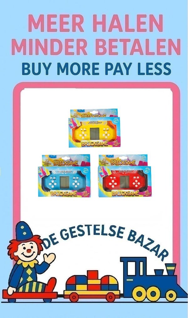 Art Nr 632 Brickgame LCD Spel met 23 Spelletjes 6+
