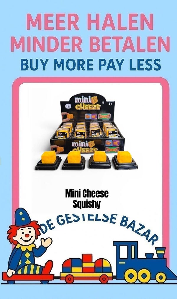 Art nr 336 Squishy Mini Cheese 3+