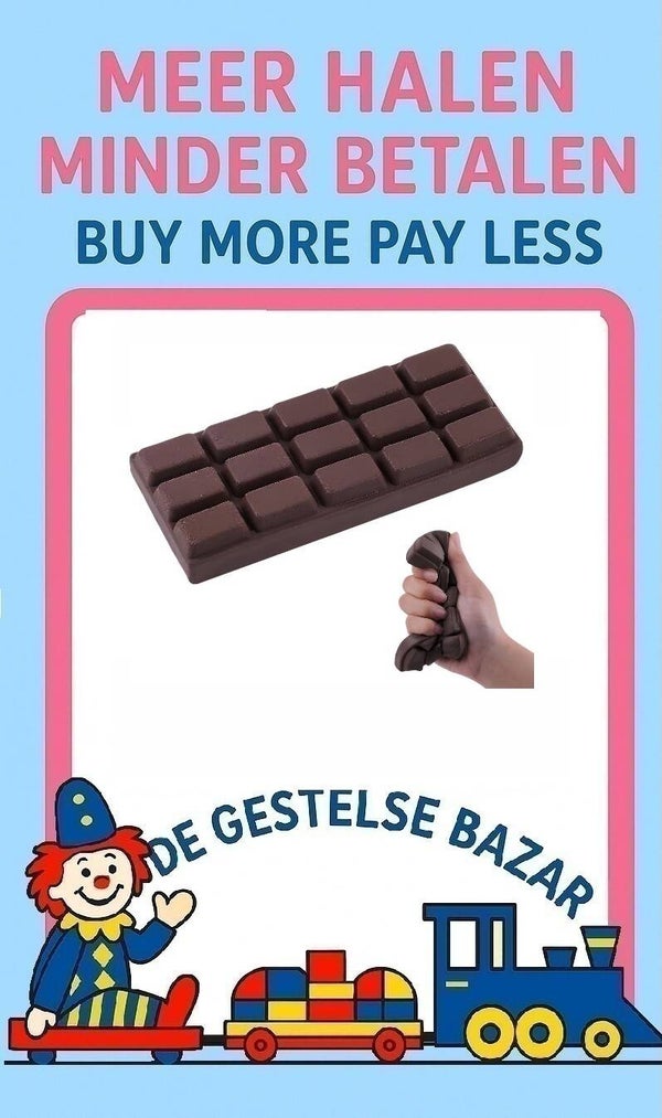 Art nr 575 JUMBO  Squeezie Chocolade Cookie circa 11½cm