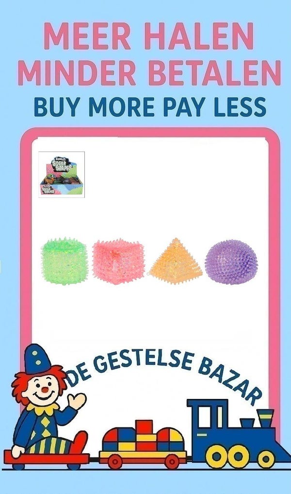 Art Nr 630 Squeeze Sugar Knijpfiguur XL assorti circa 6cm 3+