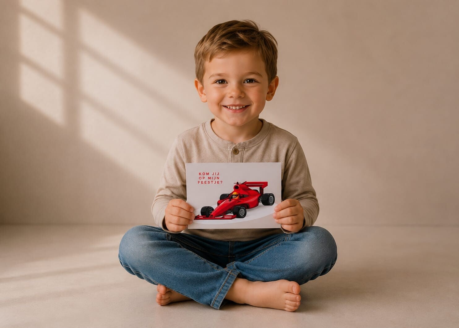 Uitnodigingen kinderfeestje • set van 10 stuks