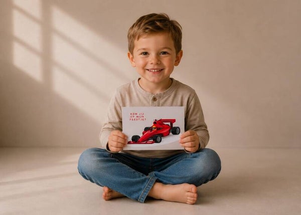 Uitnodigingen kinderfeestje • set van 10 stuks