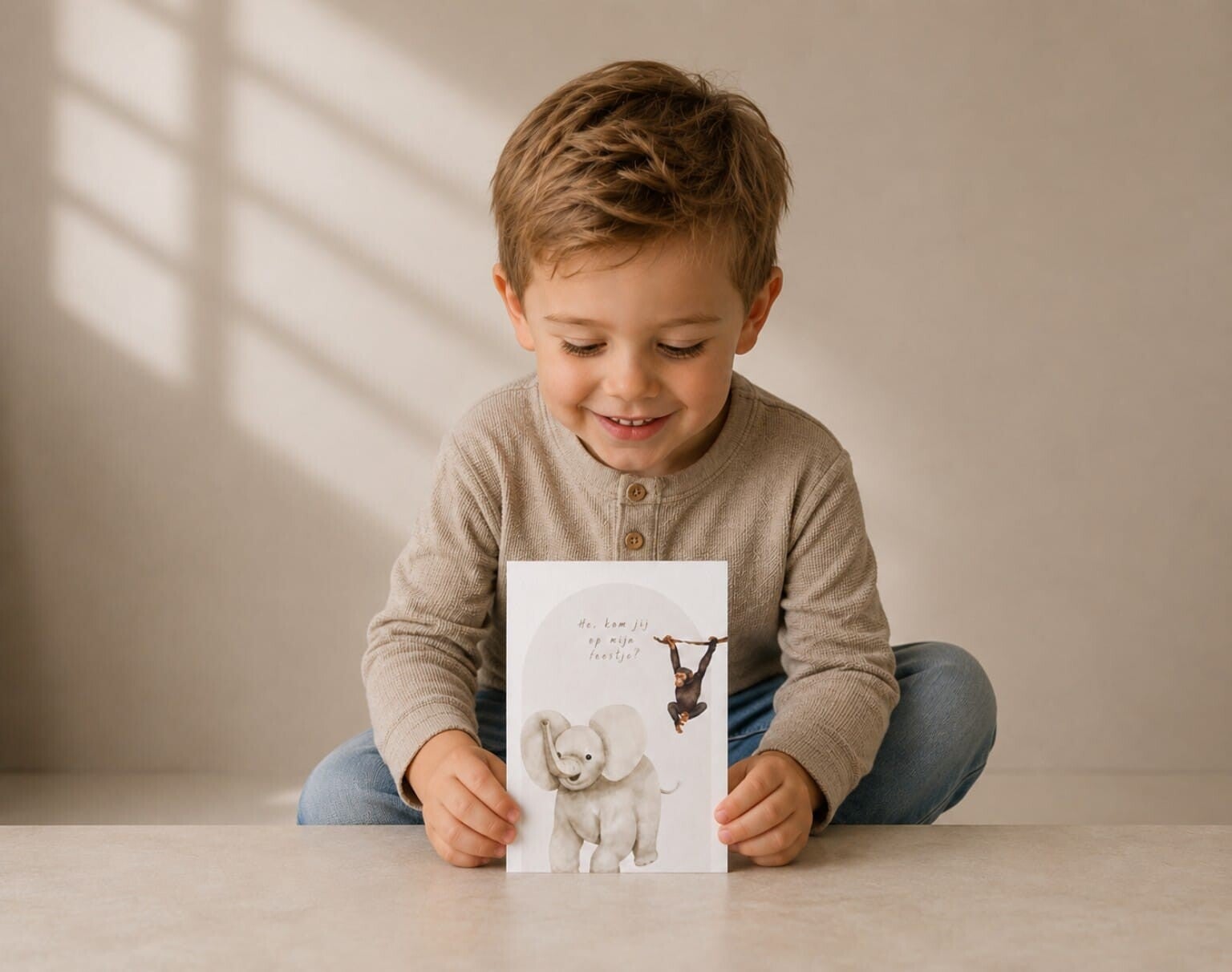 Uitnodigingen kinderfeestje • set van 10 stuks