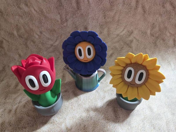 Verschiedene Deko Blumen (12,5cm)