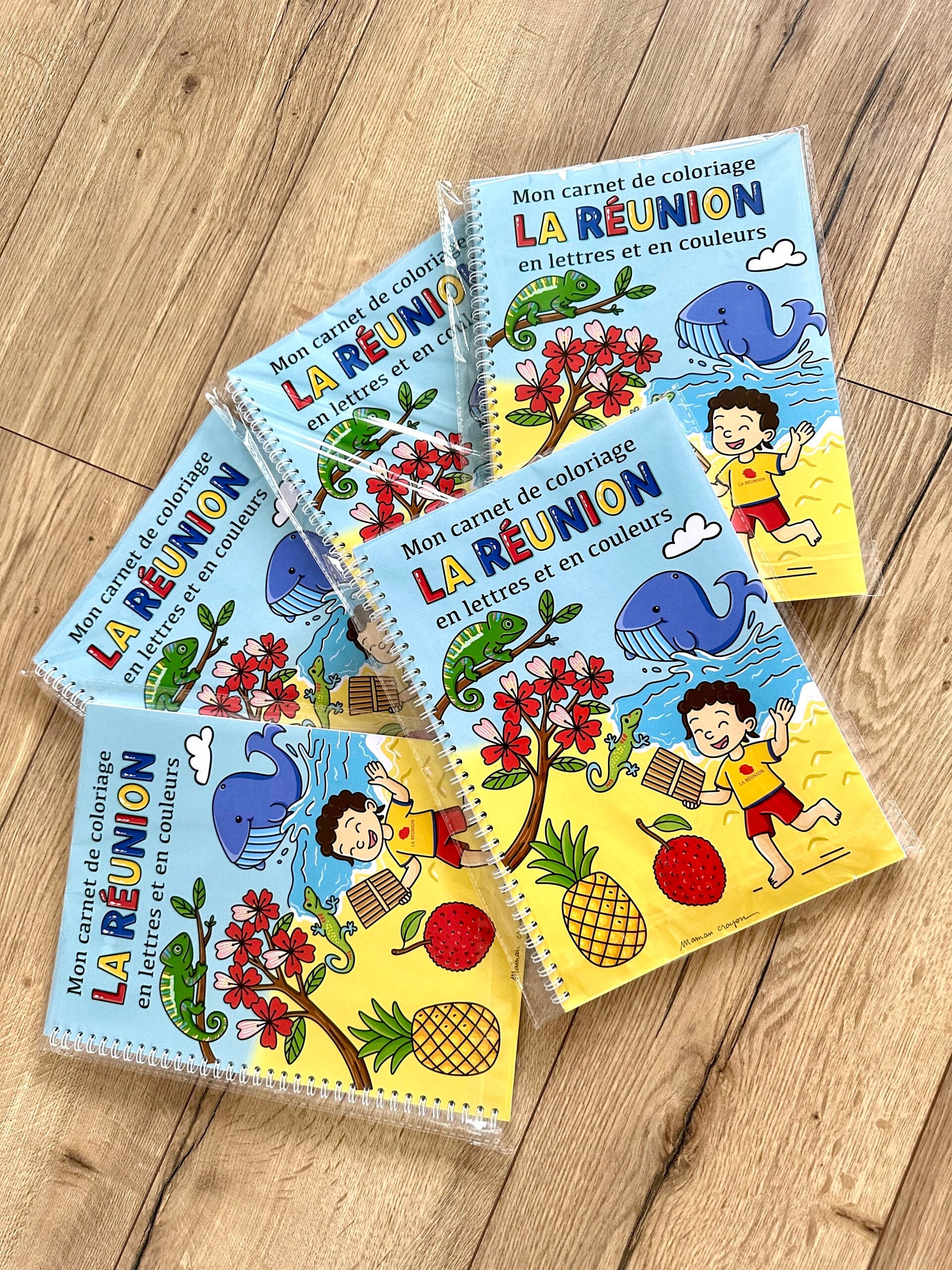 Carnet de coloriage La Réunion