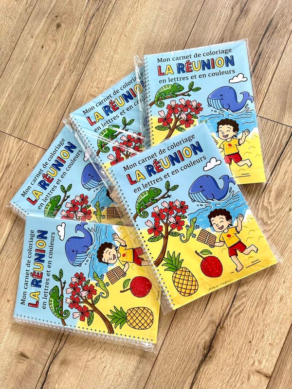 Carnet de coloriage La Réunion