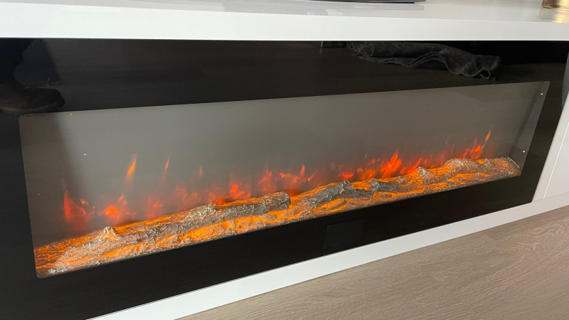 Vuur orange cinewall