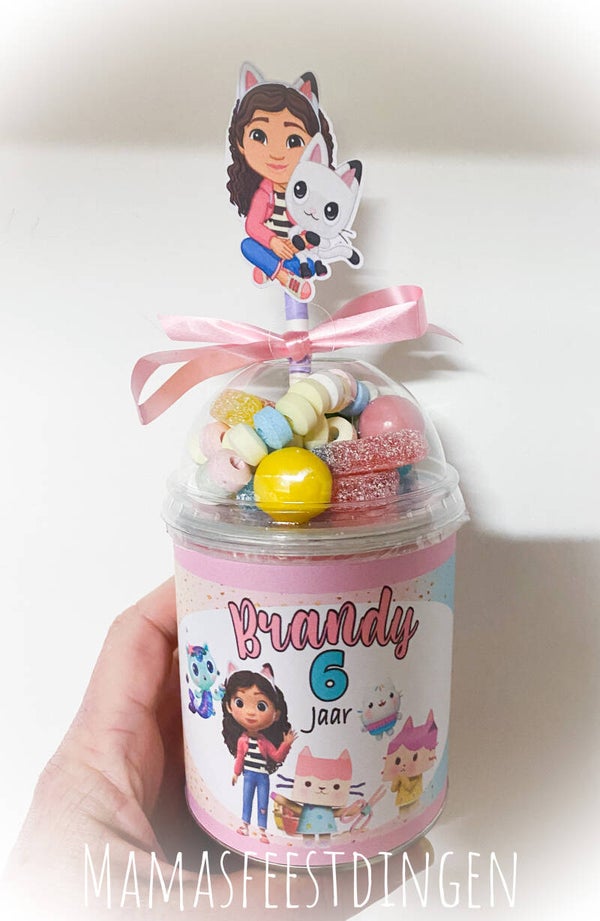 Pringles met snoepdeksel Gaby’s dollhouse