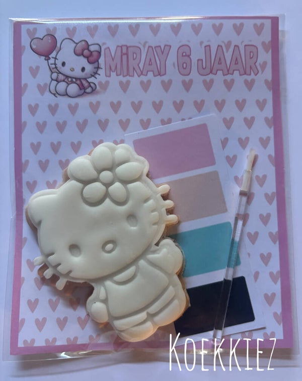 Paint your cookie hello kitty