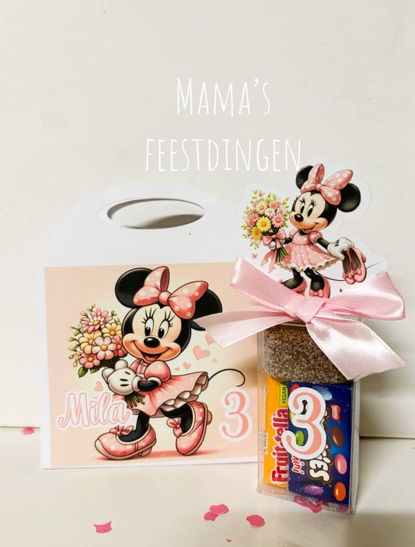 Chips met kleurkoffertje Minnie mouse