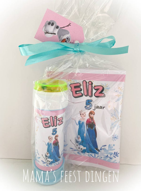 Bellenblaas met rozijntjes  Frozen
