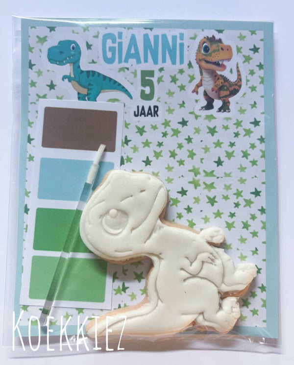 Paint your cookie dino 1