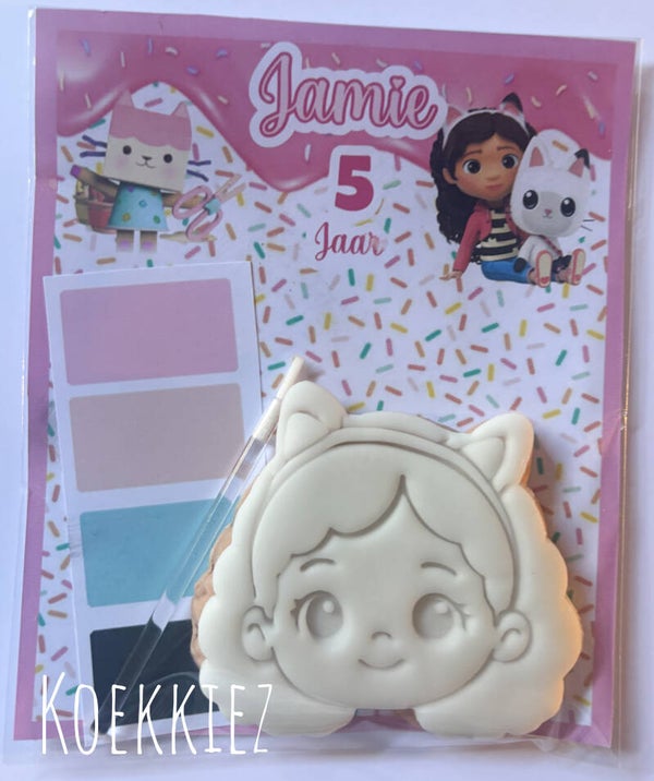 Paint your cookie Gabby’s Dollhouse 1