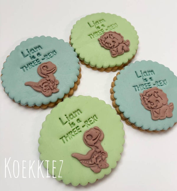 Roarrr iam  a TREE-rex classic cookies