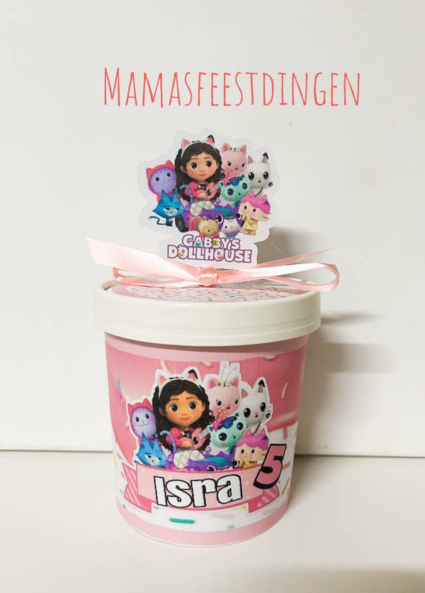 Partycup Gaby’s dollhouse zelf vullen