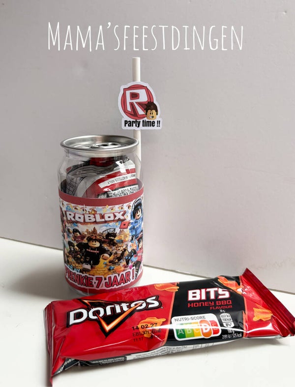 Blikje  gevuld roblox  incl vulling