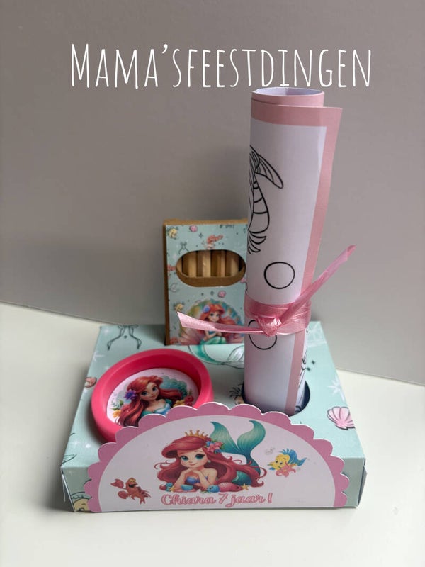 Creatieve box de kleine zeemeermin