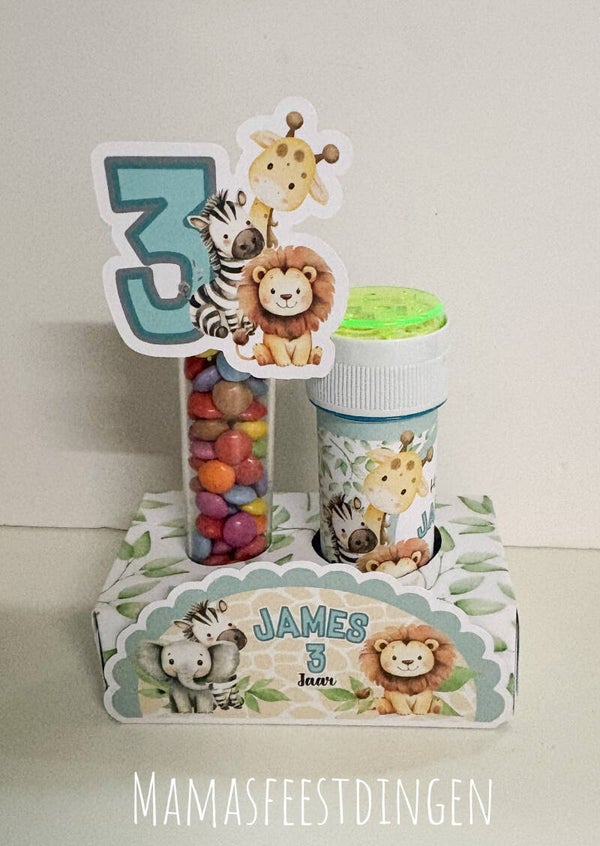 Smartie box jungle dieren cute