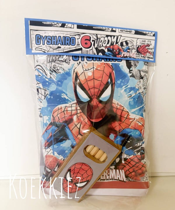 Chips met bellenblaas Spiderman