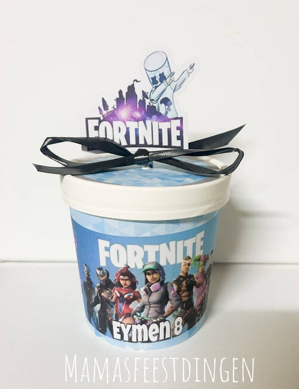 Partycup zelf vullen Fortnite
