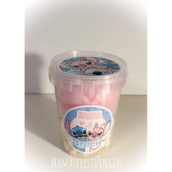Suikerspin en popcorn stitch