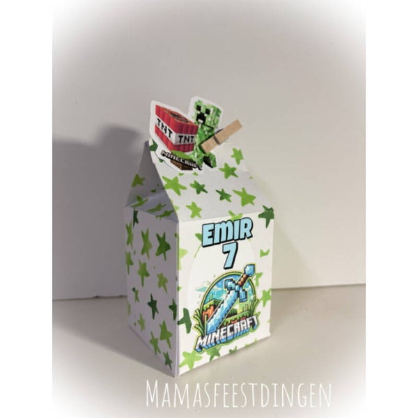 Melkpakje zelf vullen Minecraft