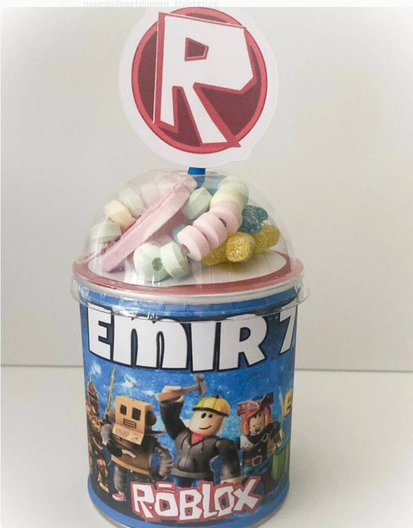 Pringles met snoepdeksel Roblox